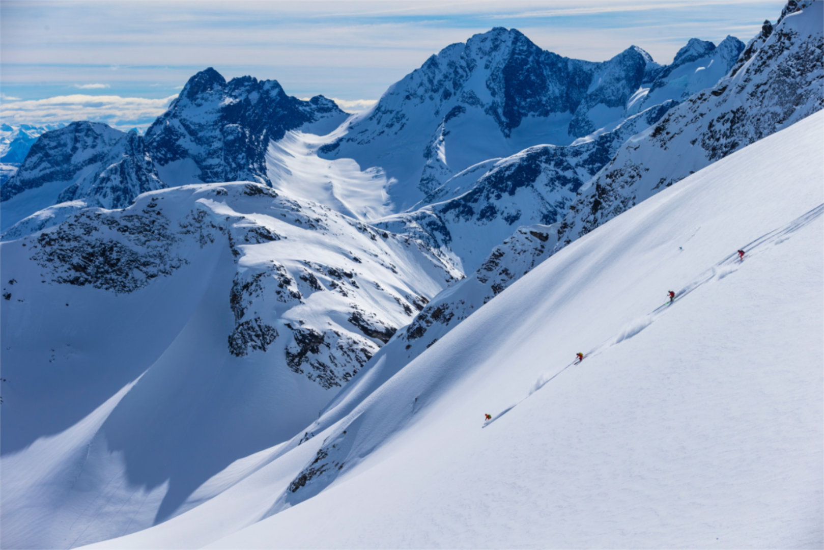 CMH Heliskiing Erfahrung Alpine Runs