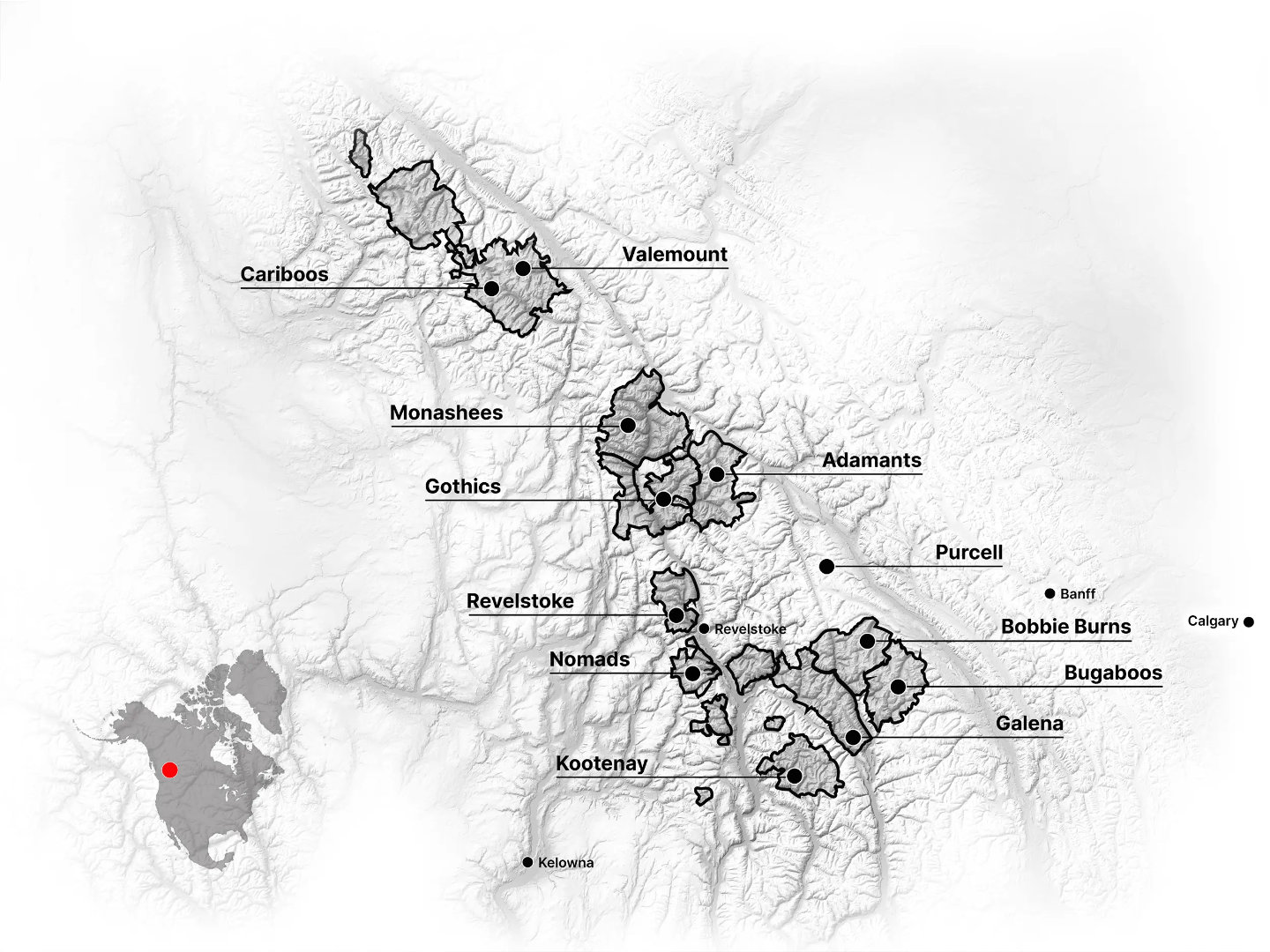 CMH Heliskiing Erfahrung Revelstoke Terrain Details